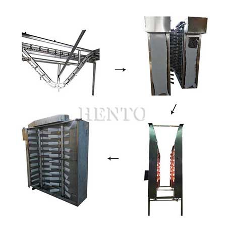 돼지 탈모 생산 라인